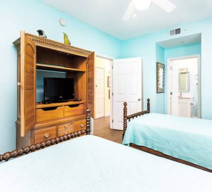 Bedroom 3 - 
Gulf Dunes Resort Unit 601, Okaloosa Island Fort Walton Beach Vacation Rentals