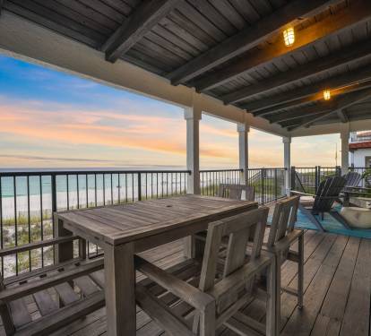 Guests will love this stunning beachfront balcony to see sweeping views in Dune Allen Beach