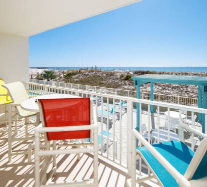 Balcony View - 
Gulf Dunes Resort Unit 107 Okaloosa Island Florida