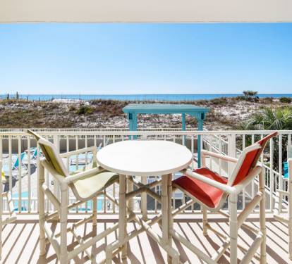 Balcony View - 
Gulf Dunes Resort Unit 107 Okaloosa Island Florida