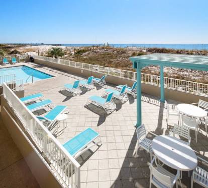 Balcony View - 
Gulf Dunes Resort Unit 107 Okaloosa Island Florida