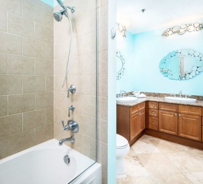 2nd Bathroom - 
Bella Riva Resort, Okaloosa Island, Fort Walton Beach, FL Vacation Rentals
