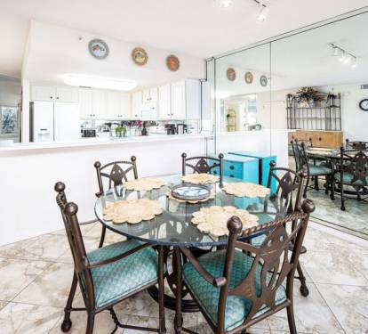 Dining Area - 
Islander Beach Condo Rentals, Okaloosa Island