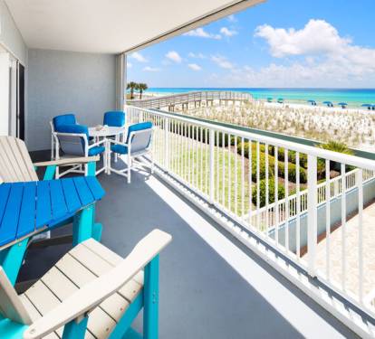 Balcony - 
Islander Beach Condo Rentals, Okaloosa Island