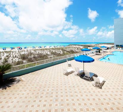 Balcony - 
Islander Beach Condo Rentals, Okaloosa Island
