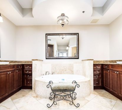 Master Bathroom - 
Bella Riva Resort, Okaloosa Island Fort Walton Beach Florida Vacation Rentals