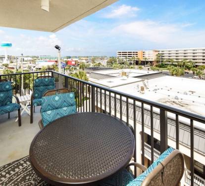 Balcony View, Sea Oats Resort Okaloosa Island Fort Walton Beach Destin Vacation Rentals