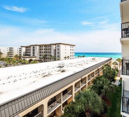 Balcony View, Sea Oats Resort Okaloosa Island Fort Walton Beach Destin Vacation Rentals