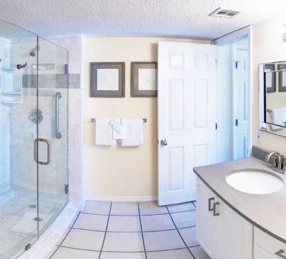 Master Bathroom - 
Gulf Dunes 309 Fort Walton Beach Okaloosa Island Vacation Rentals