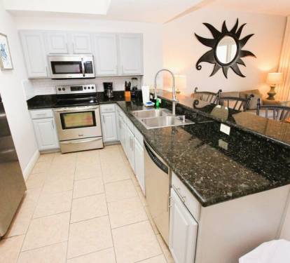 Fully stocked kitchen