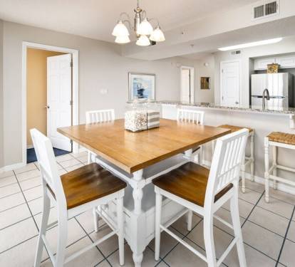 Dining Area - 
Gulf Dunes 309 Fort Walton Beach Okaloosa Island Vacation Rentals