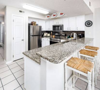 Kitchen - 
Gulf Dunes 309 Fort Walton Beach Okaloosa Island Vacation Rentals