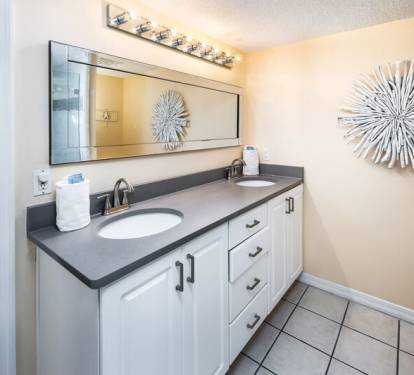 Master Bathroom - 
Gulf Dunes 309 Fort Walton Beach Okaloosa Island Vacation Rentals