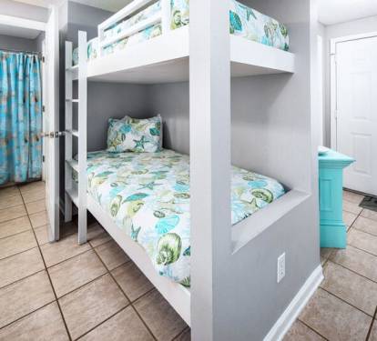 Bunk Beds - 
Sandpiper Cove Resort 9106 Holiday Isle Destin Florida Vacation Rentals