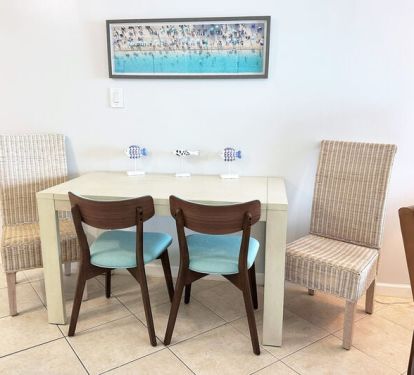 Dining Area - Aqua Villa Resort, Okaloosa Island, Fort Walton Beach, Vacation Condos by Sunset Resort Rentals