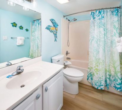 Guest Bathroom - 
Gulf Dunes 408 Fort Walton Beach Okaloosa Island Vacation Rentals