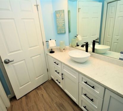 Remodeled second bathroom