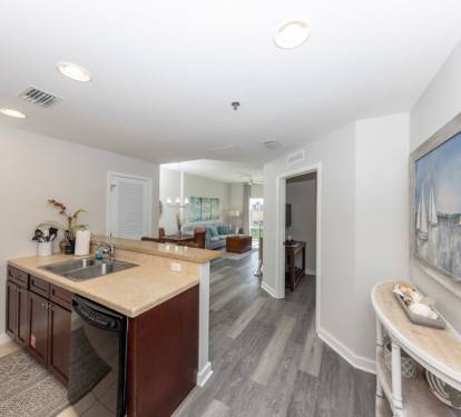 Spacious entry