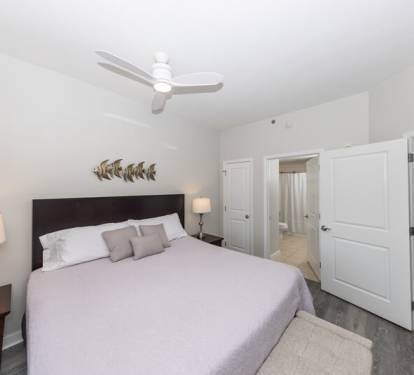 Spacious bedroom