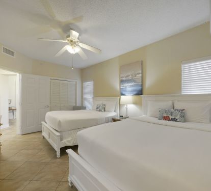 Wake refreshed and ready for another day of poolside lounging and Emerald Coast adventures at Crescent 110.
