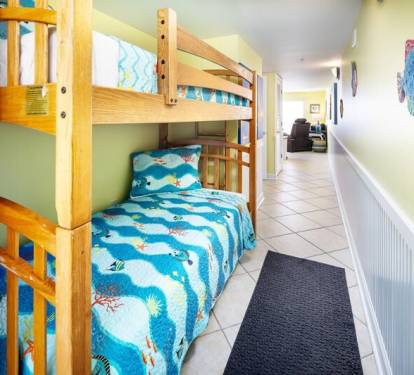 Hallway Bunk Beds - 
Pelican Isle 414 Fort Walton Beach Okaloosa Island Vacation Rentals