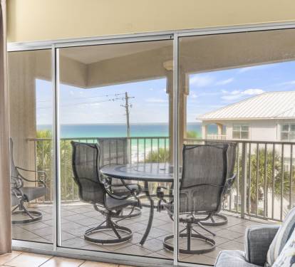 Oversized Balcony with Gulf Side View