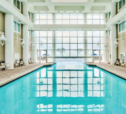 Enjoy the Indoor Pool Open All Year.