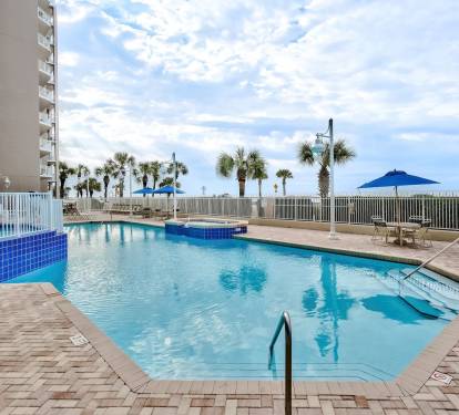 Relax in the Refreshing Waters of the Outdoor Pool.