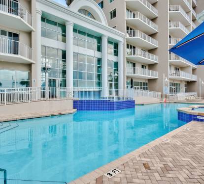 Take Pleasure in a Revitalizing Swim in the Outdoor Pool.