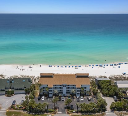 Enjoy panoramic Emerald Coast views and immediate beach access at Cabana Club of Destin