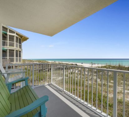 Enjoy incredible Gulf sunsets from your private ocean-view balcony