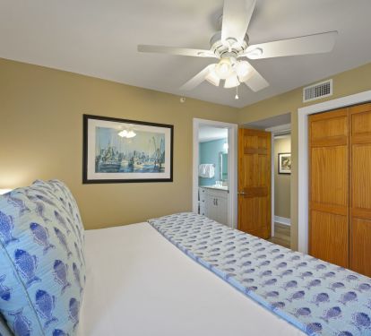 Enjoy a restful stay in the well appointed king suite with plenty of space, natural light, and thoughtful touches for your Destin vacation.