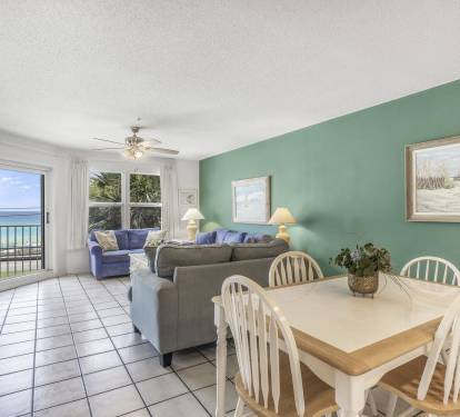 Comfortable Casual Dining for 4 w/ Gulf View