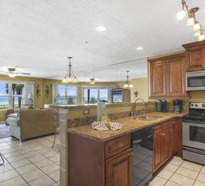 Open Kitchen / Living / Dining Area