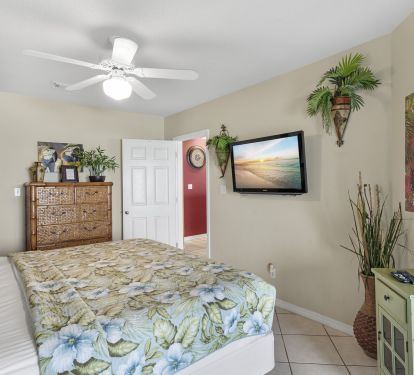 Master Bedroom w/Flat Screen TV