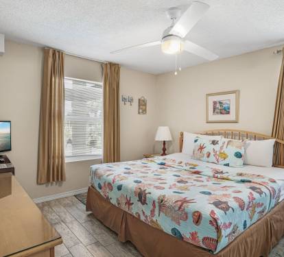 Master Bedroom with Comfy King Size Bed