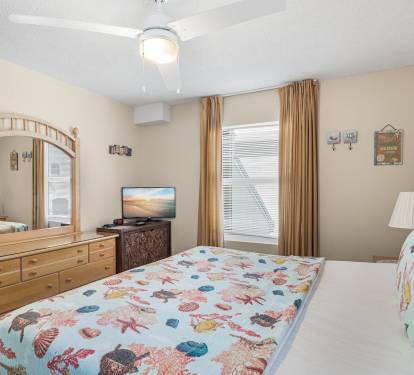 Beachy Decor in the Master Bedroom