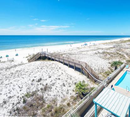 Balcony - 
Gulf Dunes 413 Fort Walton Beach Okaloosa Island Vacation Rentals