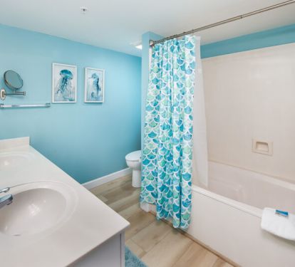 Master Bathroom  - Gulf Dunes 408 Fort Walton Beach Okaloosa Island Vacation Rentals