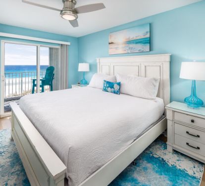 Master Bedroom - 
Gulf Dunes 408 Fort Walton Beach Okaloosa Island Vacation Rentals
