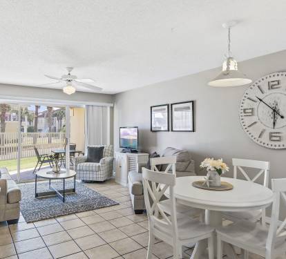 An open living and dining space designed for easy mornings, shared meals, and relaxed evenings.