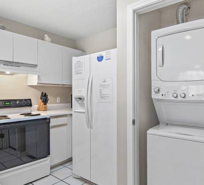 'The Condominium features an In-unit Washer and Dryer for your Convenience.'