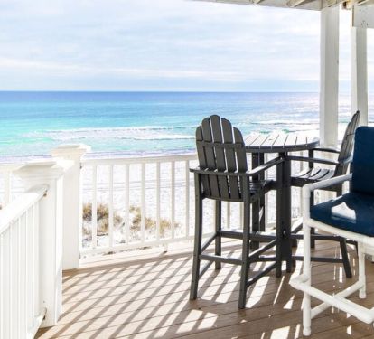 Balcony - 
Sanddollar Townhomes Unit 6 Miramar Beach Destin Florida Vacation Beach House Rentals