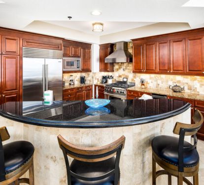 Kitchen - 
Bella Riva Resort, Okaloosa Island Fort Walton Beach Florida Vacation Rentals
