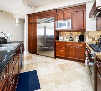 Kitchen - 
Bella Riva Resort, Okaloosa Island Fort Walton Beach Florida Vacation Rentals