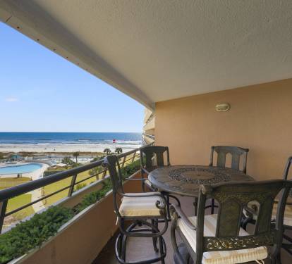 Balcony with Gulf views