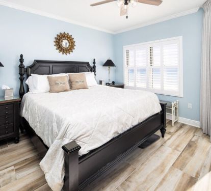 Master Bedroom - 
Waters Edge Resort Unit 412 Fort Walton Beach Okaloosa Island Vacation Rentals