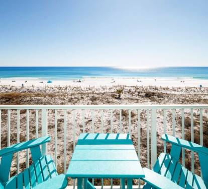 Balcony - 
Gulf Dunes 309 Fort Walton Beach Okaloosa Island Vacation Rentals