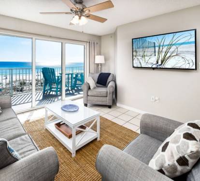 Living Room - 
Gulf Dunes 309 Fort Walton Beach Okaloosa Island Vacation Rentals