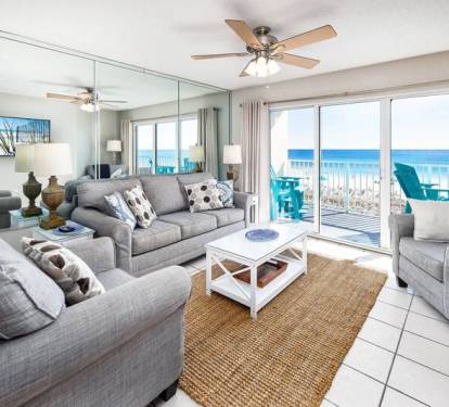 Living Room - 
Gulf Dunes 309 Fort Walton Beach Okaloosa Island Vacation Rentals